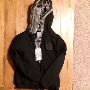 Affliction zip up hoodie